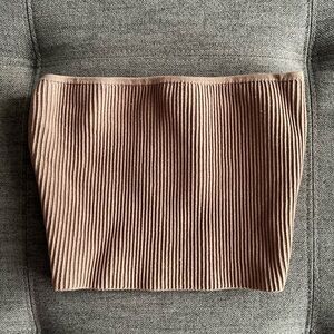 Aritzia Babaton Sculpt Knit Cropped Tube Top